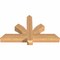 Ekena Millwork Redmond Smooth Timber Gable Bracket, Western Red Cedar, 36"W x 21"H x 3 1/2"D x 3 1/2"F, 14/12 Pitch GBW036X21X0404RED00SWR - alternate 2